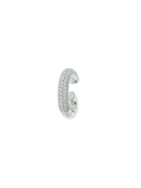 1.60ct Diamond 18K Gold Cluster Ear Cuff