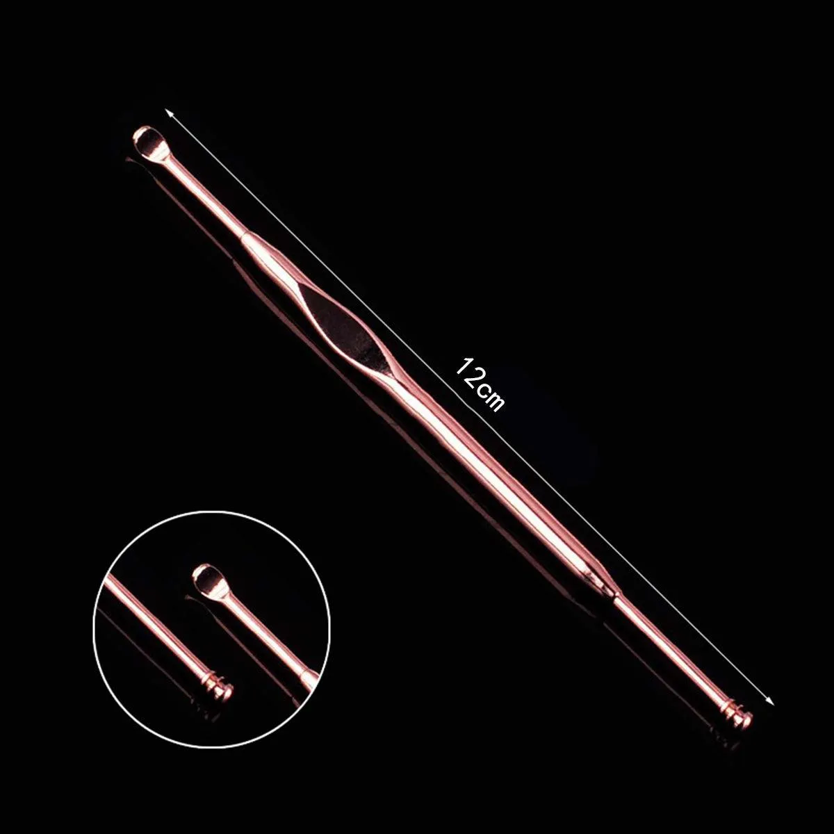 3 Pcs Ear Pick Ear Wax Remover Ear Pick Cleanser kit Rose Gold