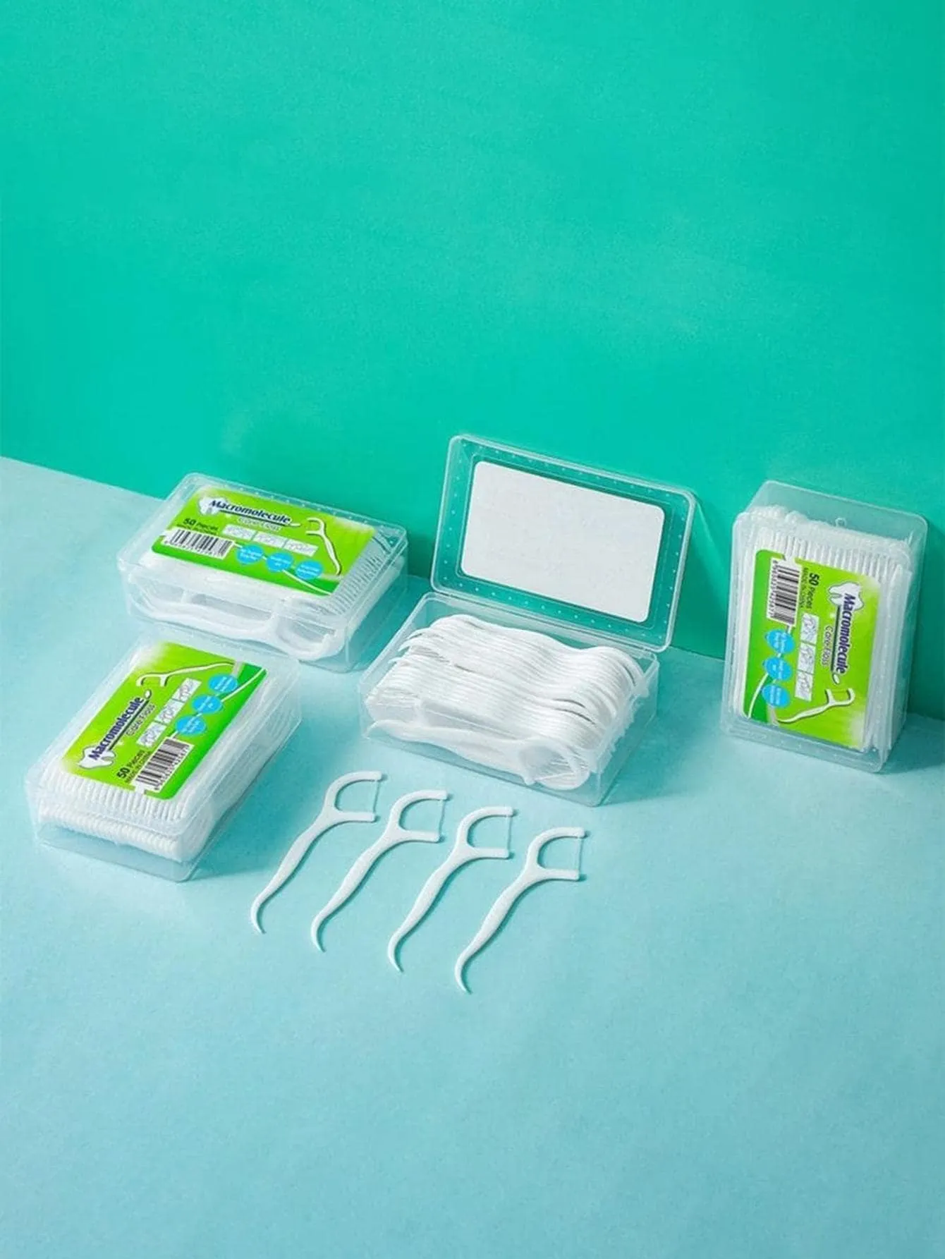 50-150pcs Dental Floss Pick, Toothpick, Fine Tooth Flosser, Floss Case, Portable Floss Stick