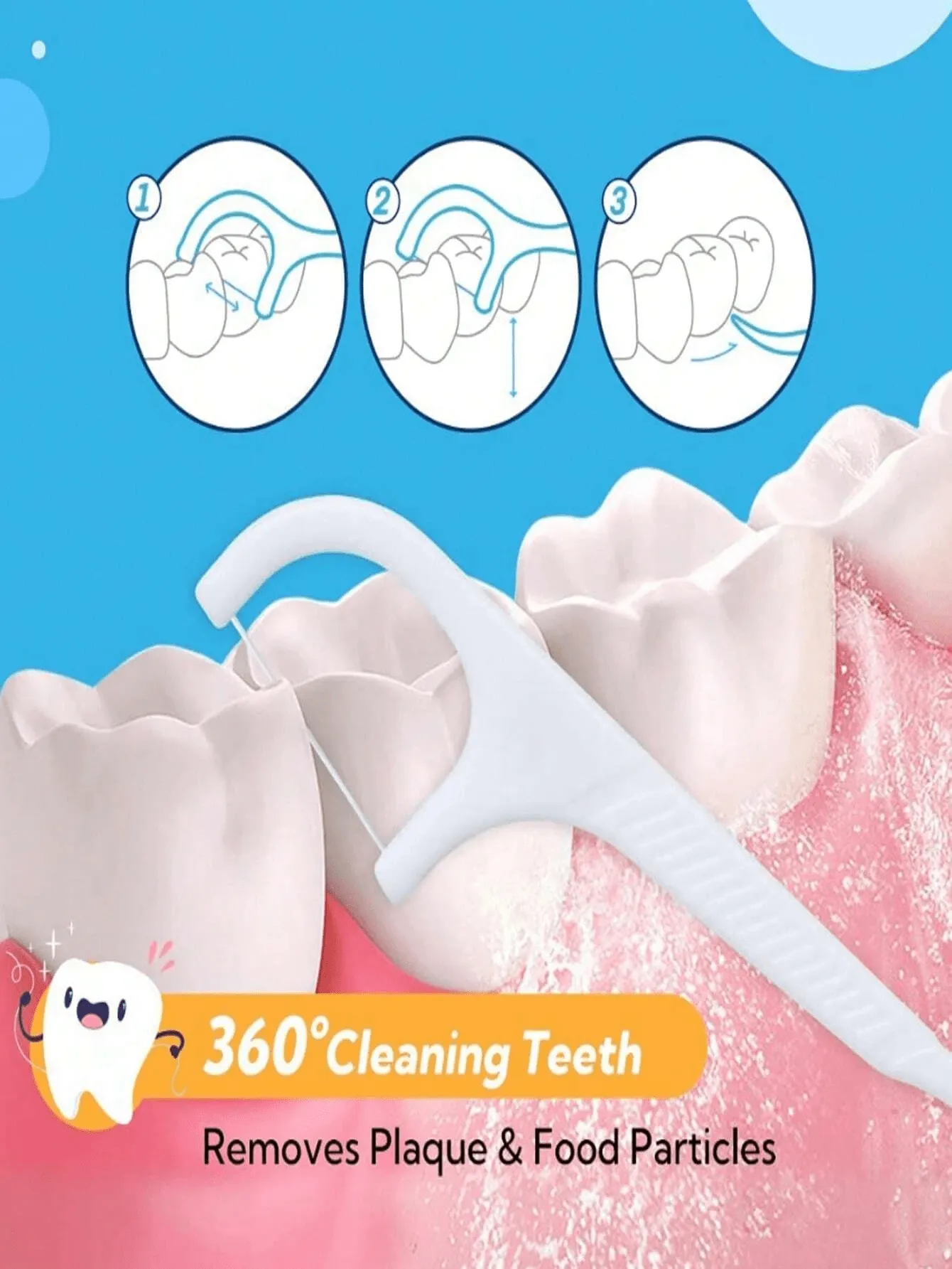50-150pcs Dental Floss Pick, Toothpick, Fine Tooth Flosser, Floss Case, Portable Floss Stick