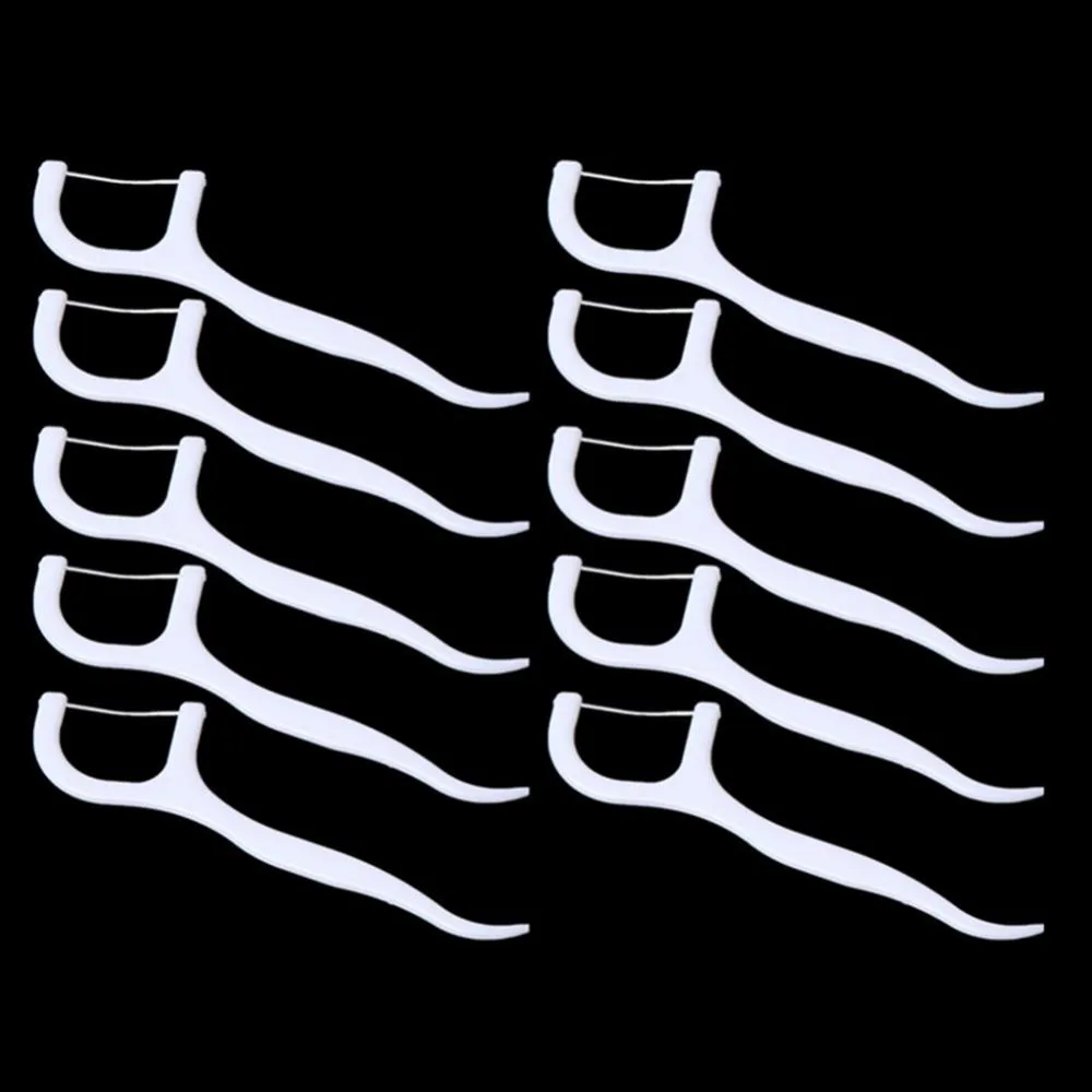 50PCS/Box Dental Floss Interdental Brush Teeth Stick Toothpicks tooth thread Floss For Tooth Clean Oral Care Beauty Tools 0ral irrigator