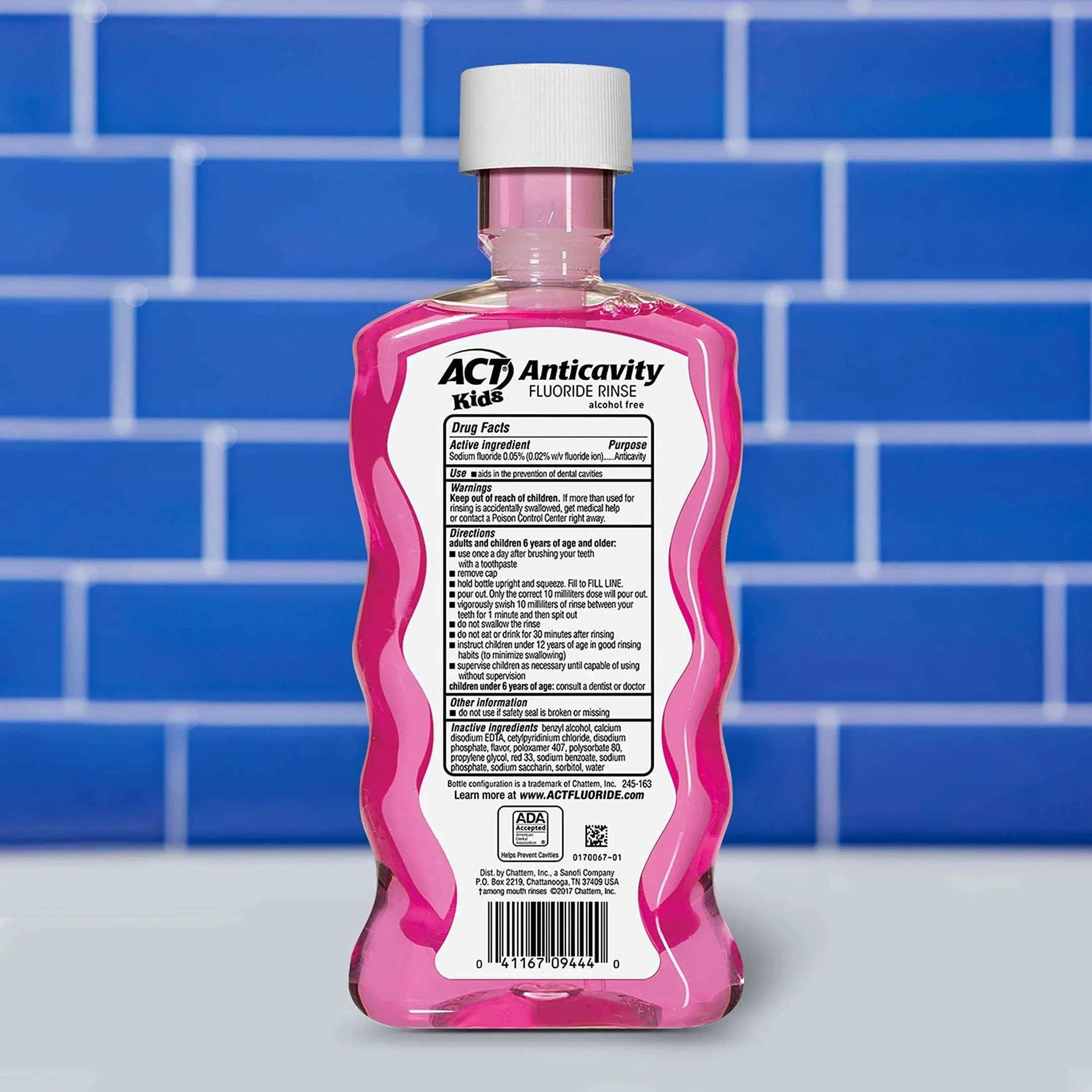 ACT Kids Anticavity Fluoride Mouth Rinse