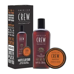 American Crew Matte Clay Duo Gift Pack