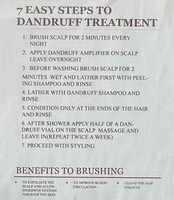 Angel Professional Water Depth Spa Shampoo Dandruff Hair