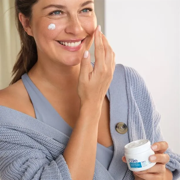 Avon Care 100ml Hydrating Face Cream for Normal Skin - Moisturizing and Nourishing Skincare