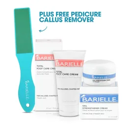 Barielle Royal Duo Bundle with Bonus Pedicure Callus Remover
