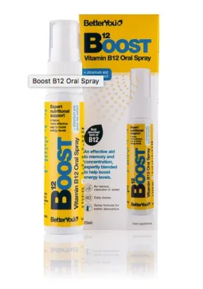 BetterYou B12 Boost Daily Vitamin B12 Oral Spray - 25ml