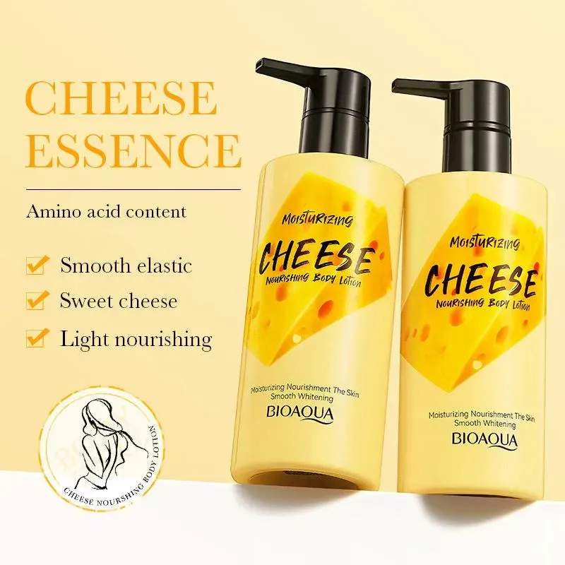 BIOAQUA Cheese Body Lotion - Ultra-Moisturizing, Nourishing & Whitening with Smooth Fragrance, 250g