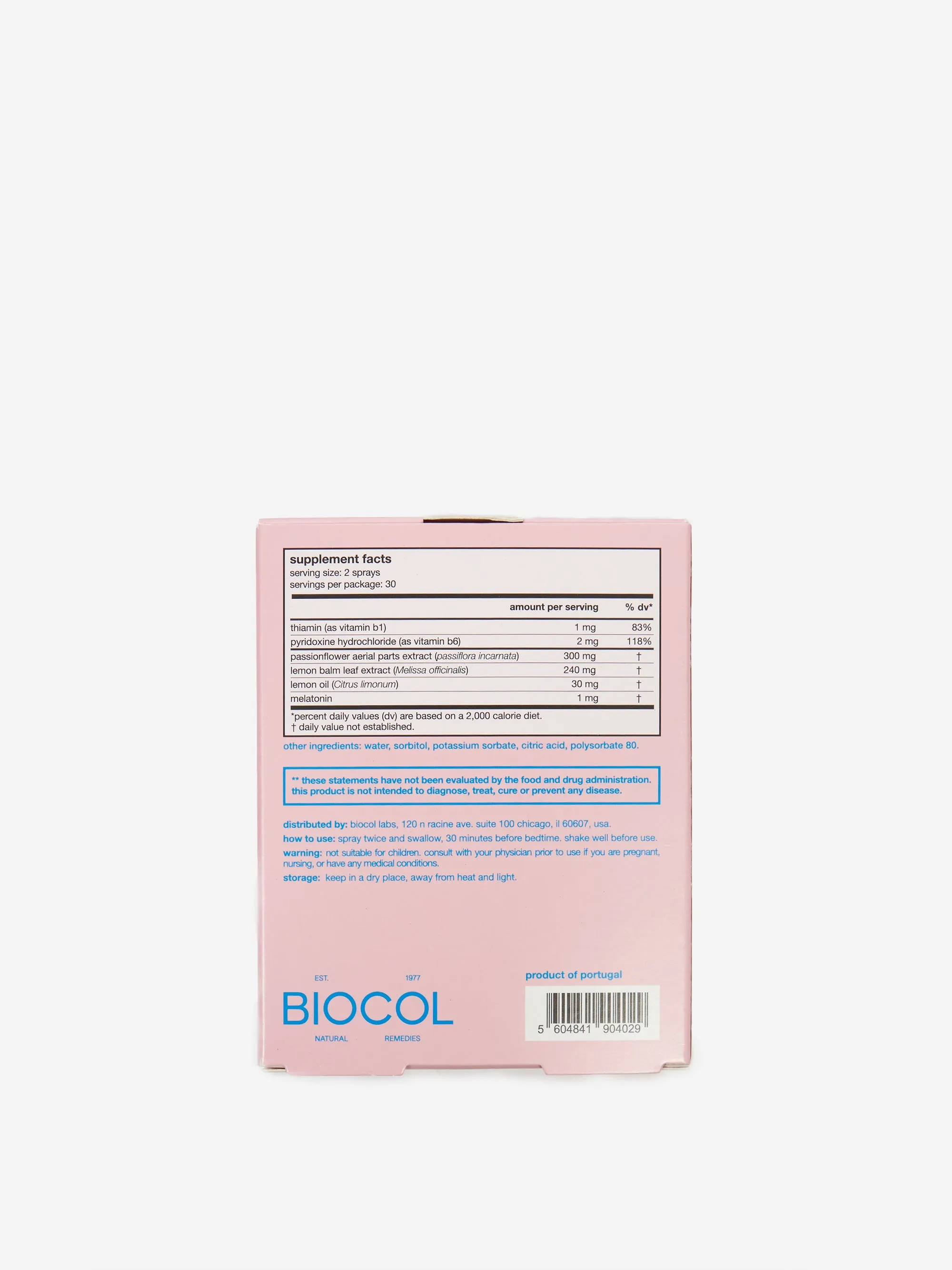 Biocol Labs Something For Dreaming