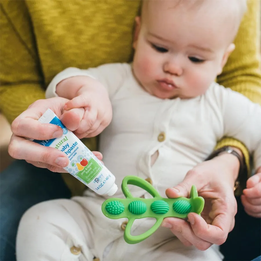 [Bundle of 2] Dr.Brown's Peapod Teething Toothbrush -Green