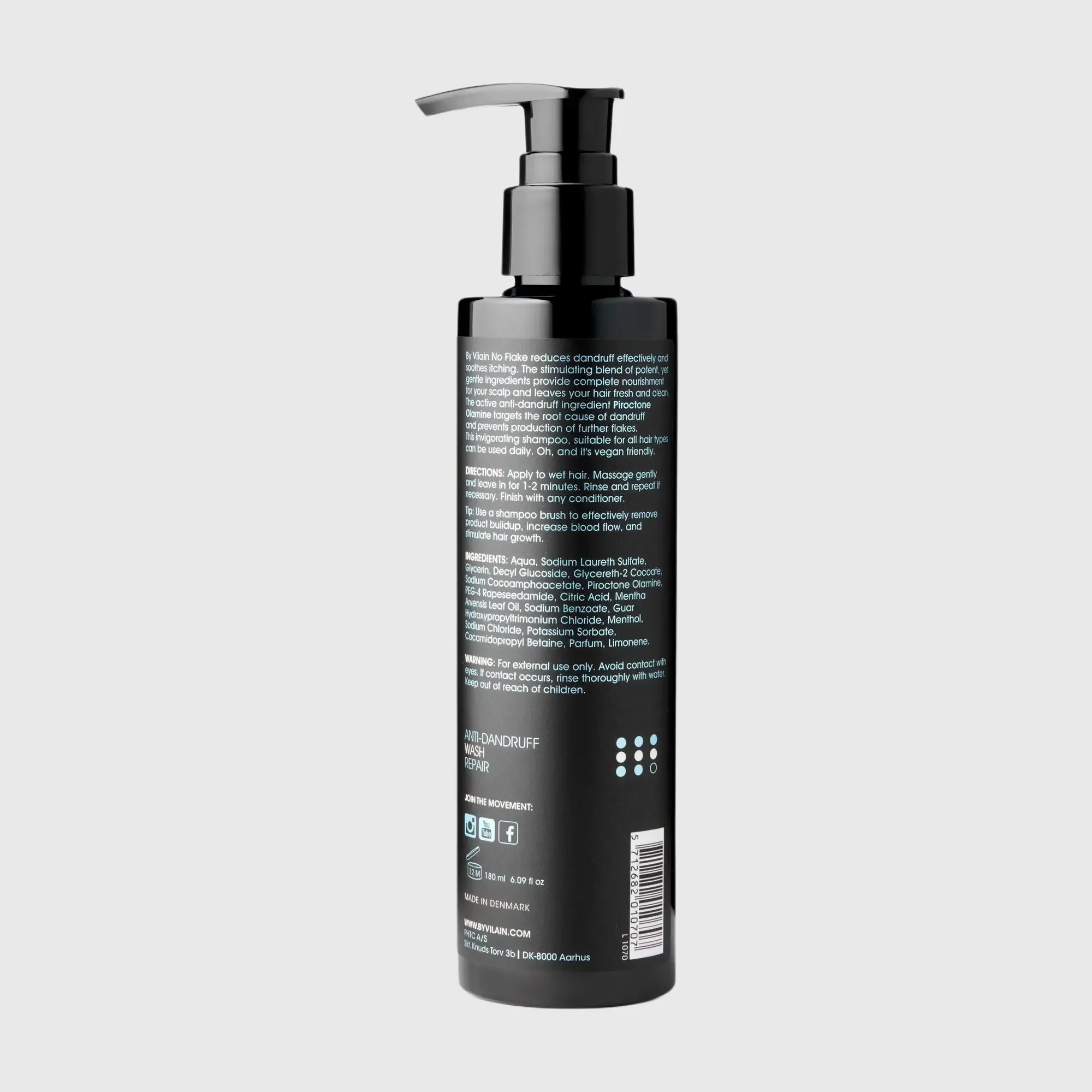 By Vilain No Flake Active Anti-Dandruff Shampoo