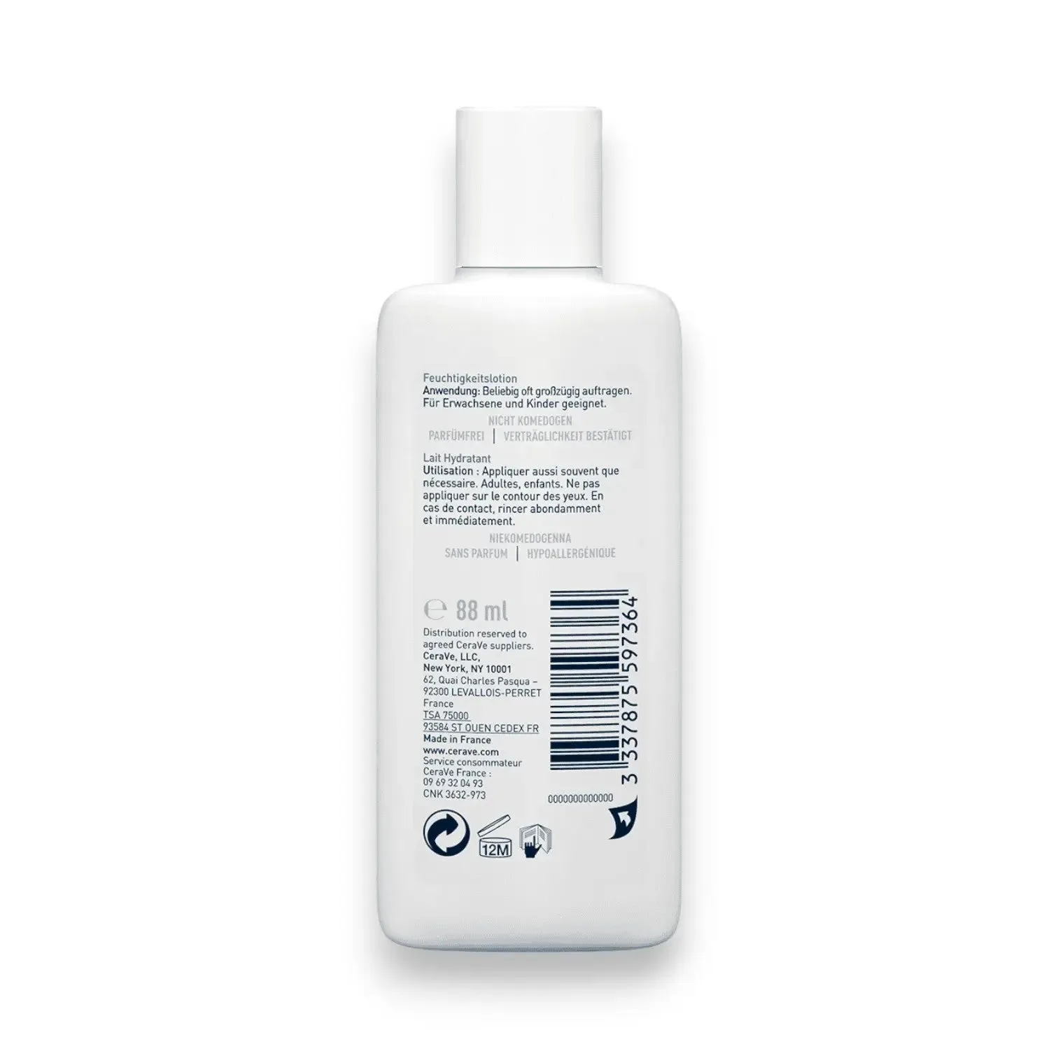 CeraVe Hydrating Cleanser and Moisturizing Lotion 88ml
