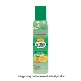 Citrus Magic 612172867 Air Freshener, 3 oz Bottle, Tropical Citrus Blend