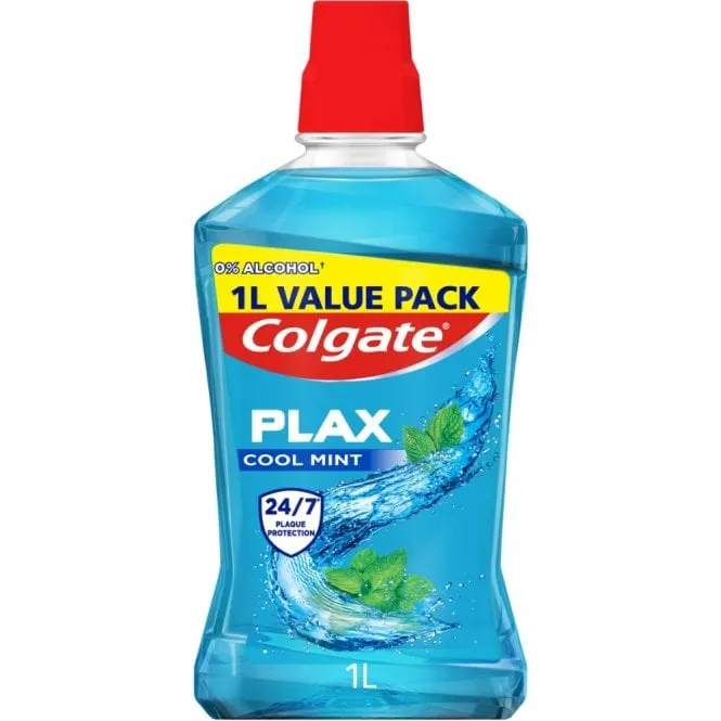 Colgate Plax Mouthwash Cool Mint Trio 3 x 1000ml