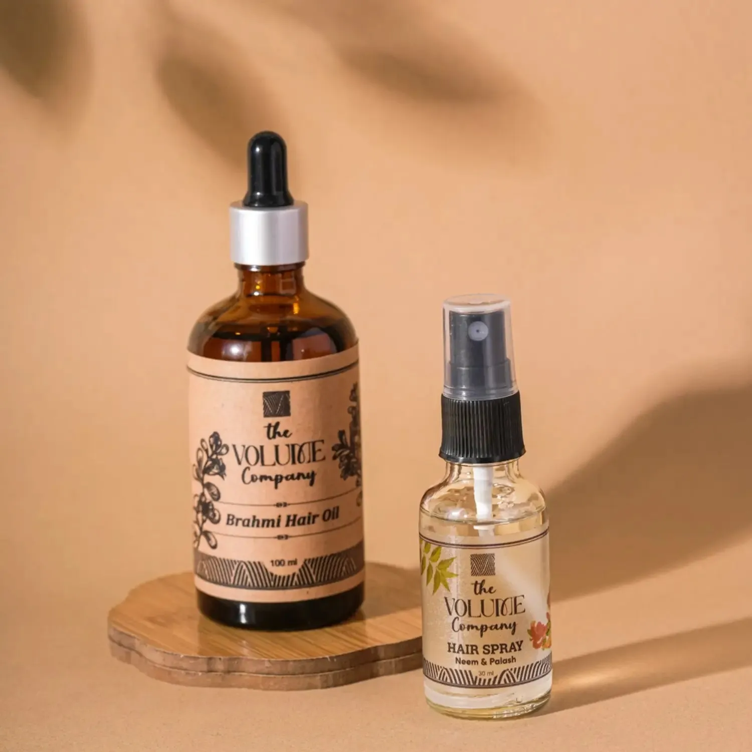Combo of 2 Products: Brahmi Hair Oil   Neem & Palash Hair Spray