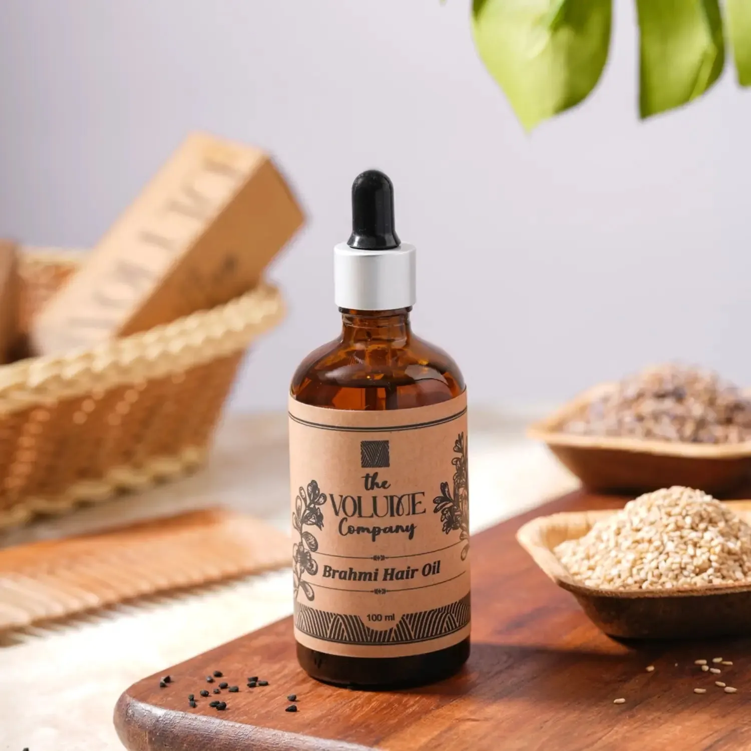 Combo of 2 Products: Brahmi Hair Oil   Neem & Palash Hair Spray