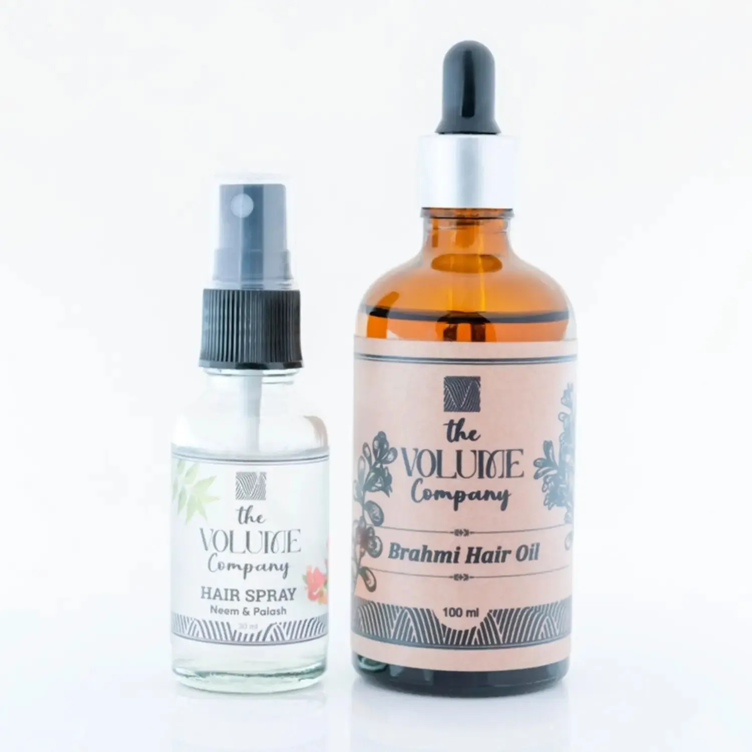 Combo of 2 Products: Brahmi Hair Oil   Neem & Palash Hair Spray