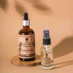 Combo of 2 Products: Brahmi Hair Oil   Neem & Palash Hair Spray
