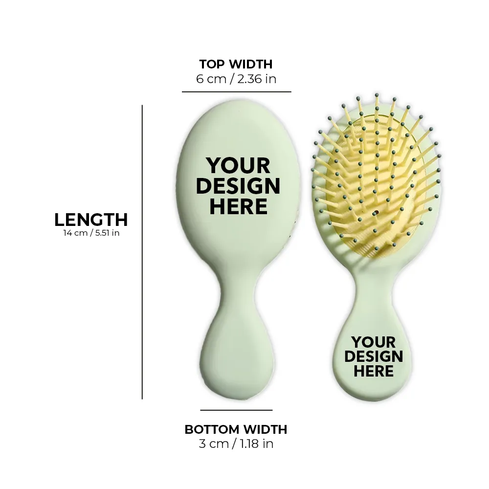 Custom Logo Soft Matte Hair Brush