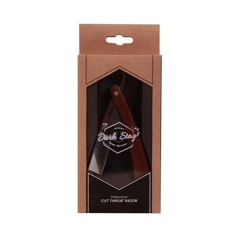 Dark Stag Wood Cut Throat Razor