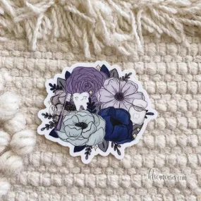 Dental Professional Inspired Florals Sticker