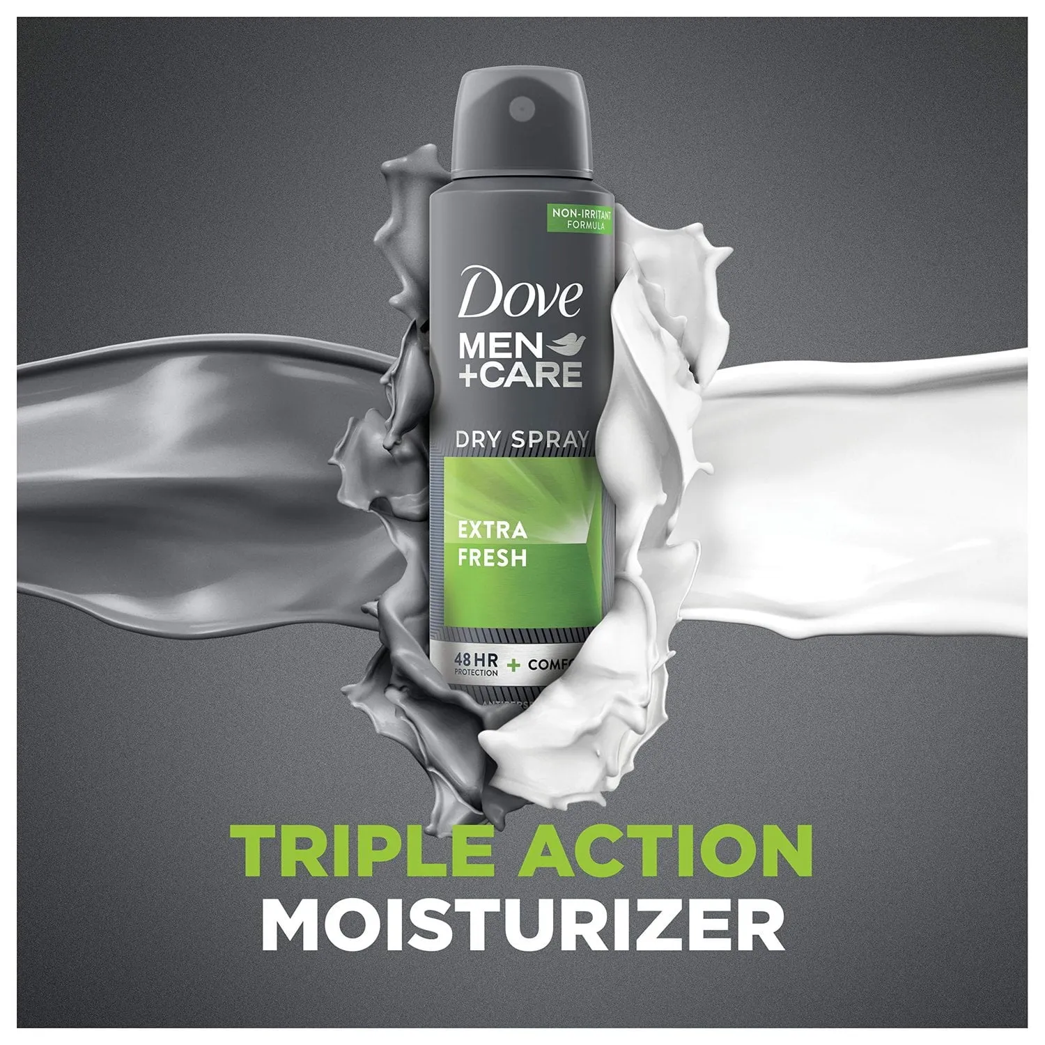 Dove Men Care Extra Fresh Long Lasting Antiperspirant Deodorant Dry Spray, Citrus, 3.8 oz