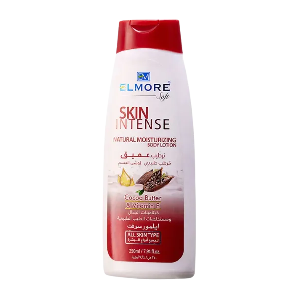 Elmore Skin Intense Natural Moisturizing Body Lotion Cocoa Butter & Vitamin E Extracts 250ml