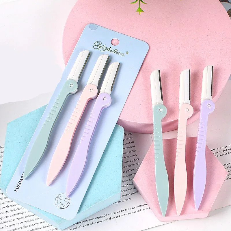 Eyebrow Shaping Face Razor - Pastel