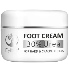 Eylleaf Urea 30% Foot Cream - Intensive Moisturising and Exfoliating Lotion for Dry, Cracked Heels and Diabetic Foot Care - 100 ml