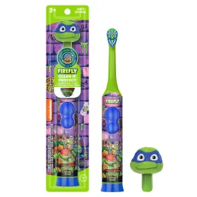 Firefly Clean N' Protect Teenage Mutant Ninja Turtles Power Toothbrush, 3D Cover, Soft, Ages 3 
