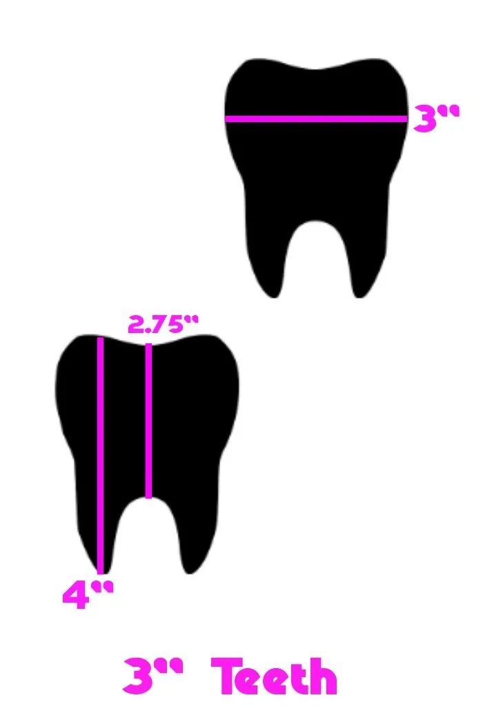 Flashbulb Tooth Pasties