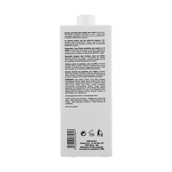 FRAMESI MORPHOSIS SUBLIMIS OIL SHAMPOO 1000ML