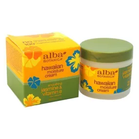 Hawaiian Moisture Cream Jasmine and Vitamine by Alba Botanica for Unisex - 3 oz Cream