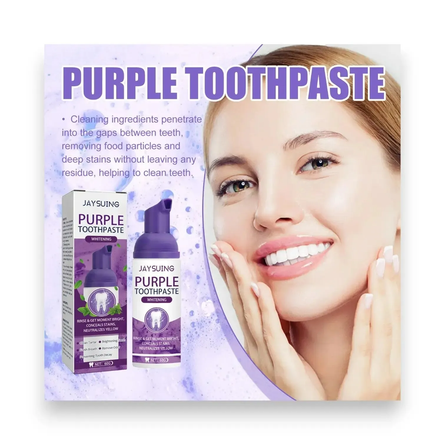 Jaysuing Purple Toothpaste 60g