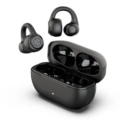 JLab Flex Open-Ear True Wireless Bluetooth Earbuds - Sleek Black