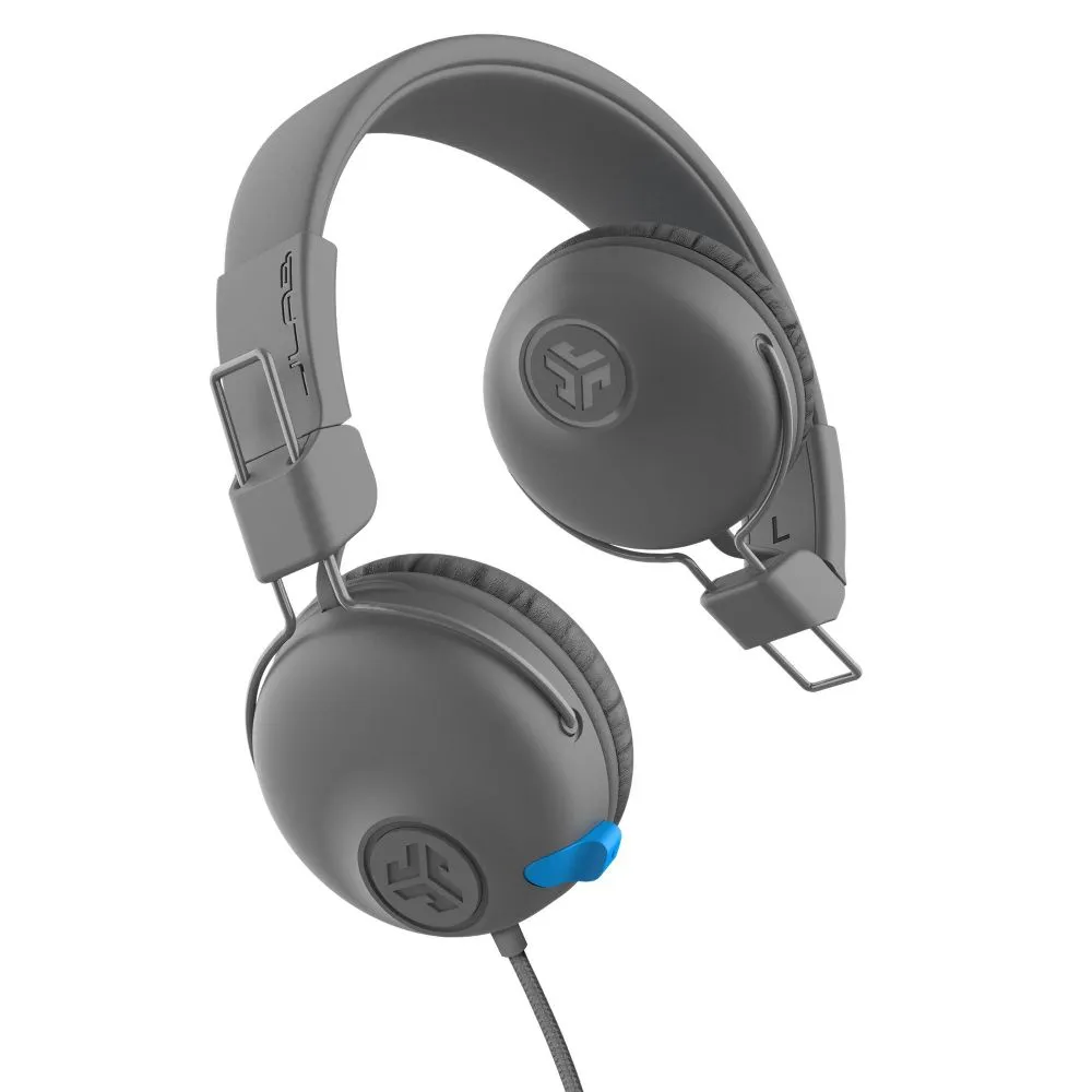 JLab JBuddies Learn Wired Kids Headphones - Gray/Blue
