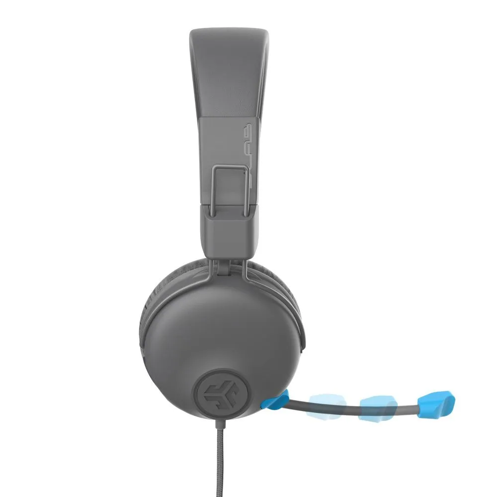 JLab JBuddies Learn Wired Kids Headphones - Gray/Blue