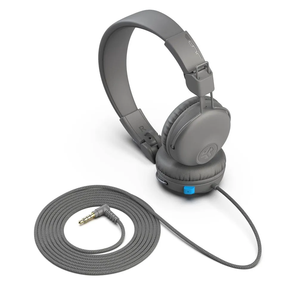 JLab JBuddies Learn Wired Kids Headphones - Gray/Blue