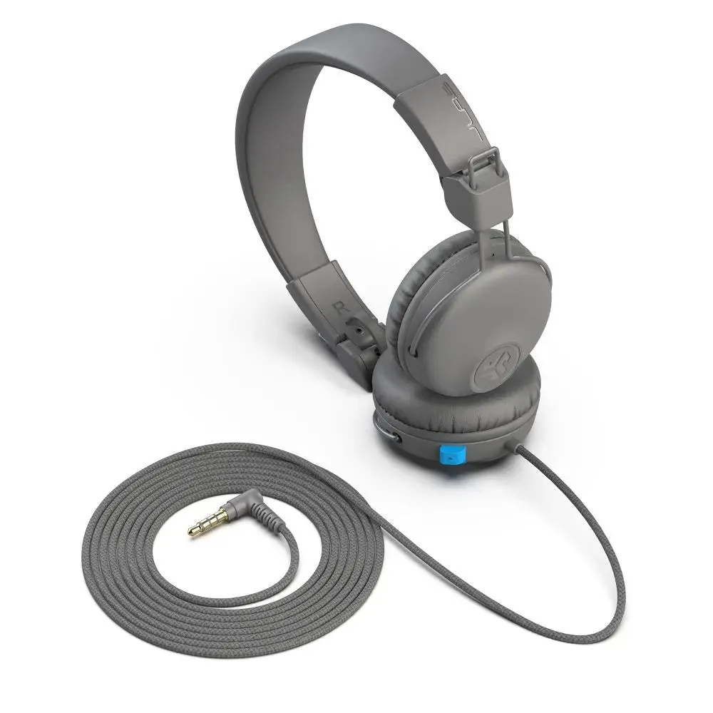 JLab JBuddies Learn Wired Kids Headphones - Gray/Blue