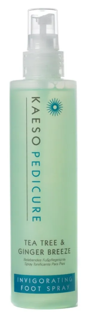 Kaeso Pedicure Tea Tree & Ginger Breeze Invigorating Foot Spray 195ml