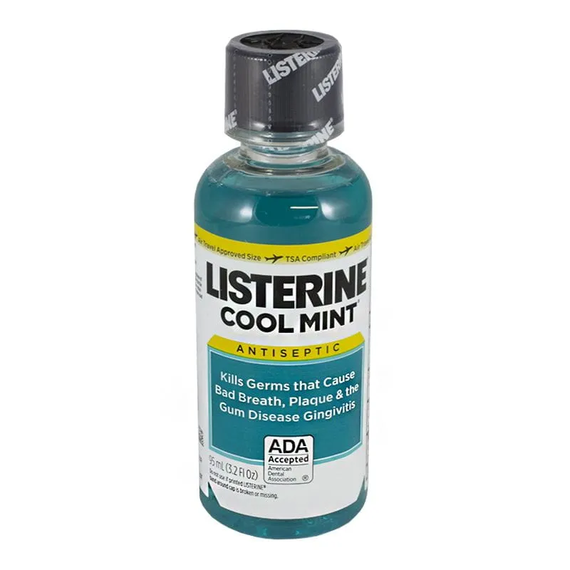 Listerine Cool Mint Mouthwash - 3.2 oz.