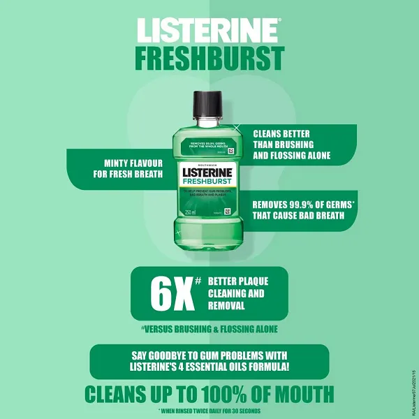 Listerine - Fresh Burst Daily Mouthwash