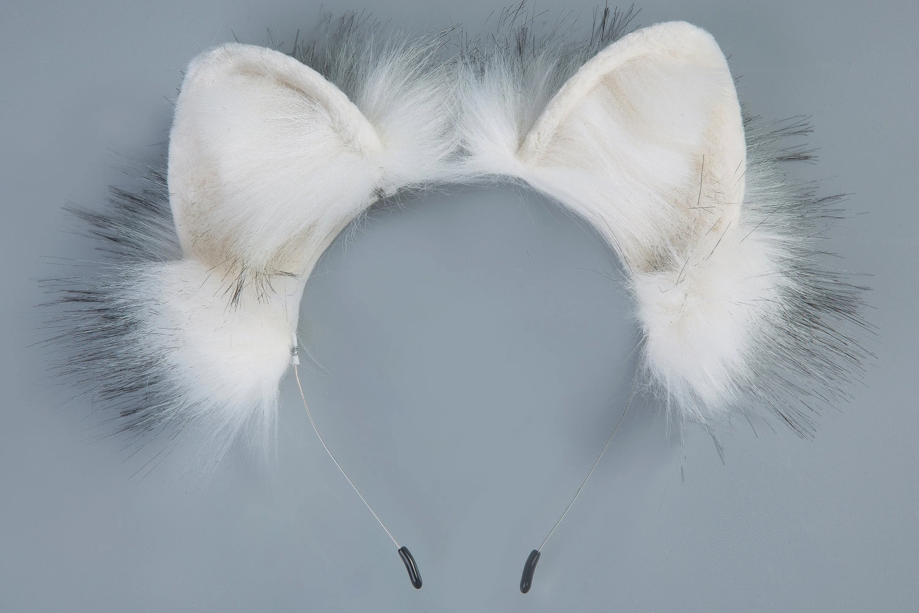 long tail butt plug tail faux fur tail plug and ear tail buttplug sextoy black white cat ear headband sex toy bdsm anime cosplay ddlg