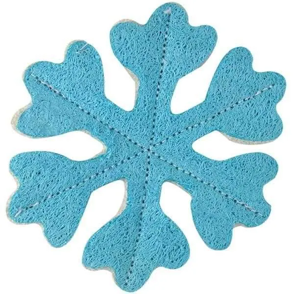Loofah Snowflake Dental Toy
