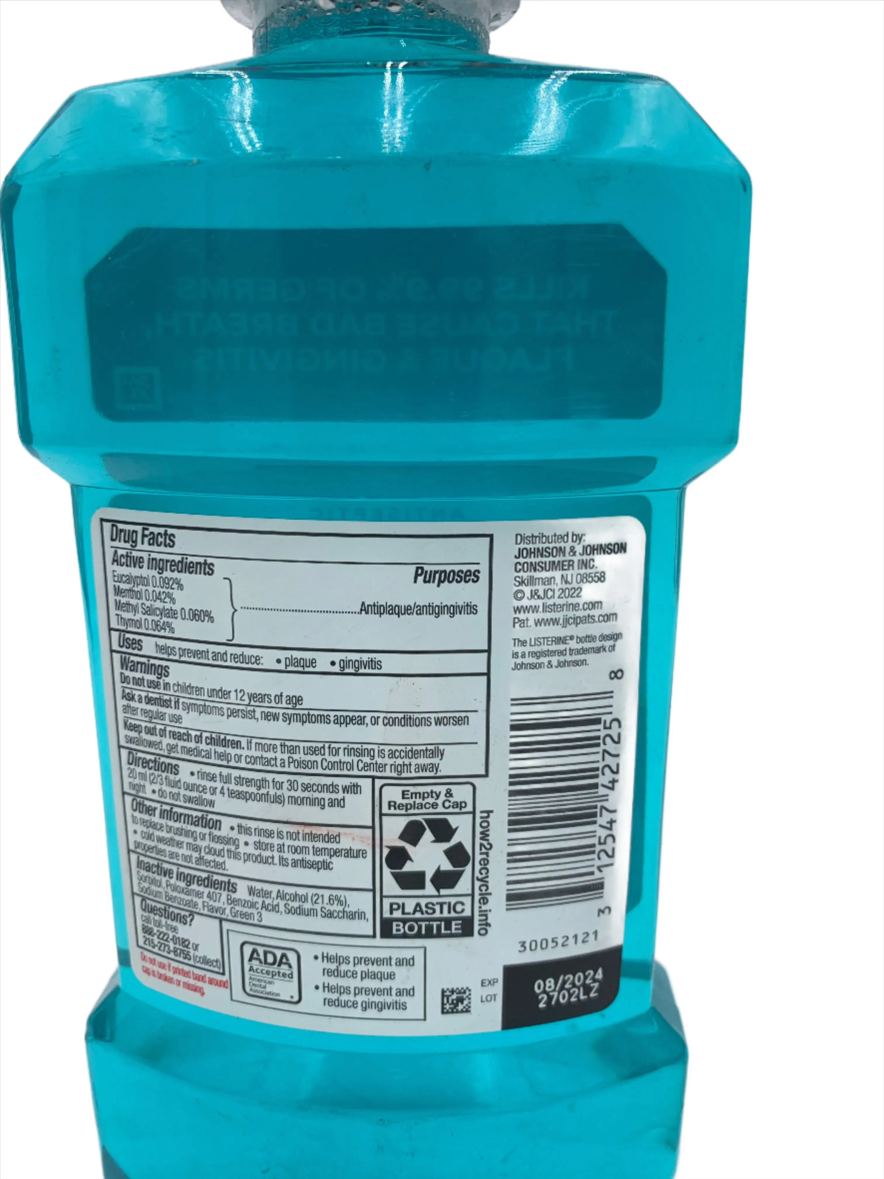 Mouthwash. Full Size. Assorted brands and flavors.