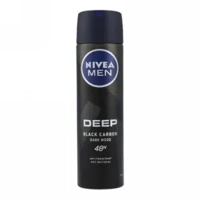 NIVEA MEN DEEP BLACK CARBON DARK WOOD 150ML