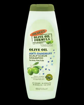Olive Oil Formula Anti-Dandruff Scalp Scrub Shampoo by Palmers 13.5 FL. OZ