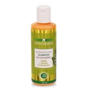 ORIENTANA Ayurvedic hair shampoo Ginger and lemongrass