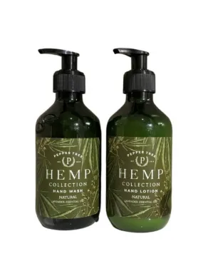 Pepper Tree Hemp Hand Wash & Hand Lotion Gift Set of 2 - 300ml