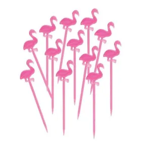 Pink Flamingo Food Picks
